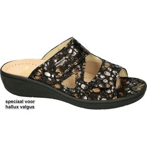 Fidelio Hallux -Dames -  zwart - slippers & muiltjes - maat 41