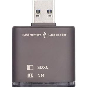 USB 3.0 Geheugenkaart & Sd-kaartlezer Adapter met Dual Port Writer voor Telefoons, Camera's en Laptops