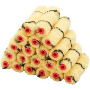 20-pack Mini Verfrollers voor Gladde Afwerking - 4 inch Medium Pile