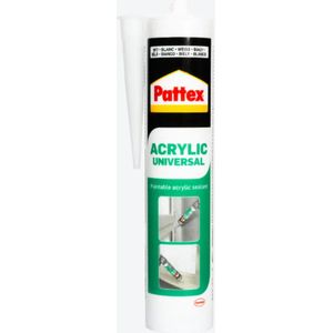 Pattex acrylaatkit - Wit - Overschilderbaar - 300 ml
