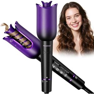 Automatische krultang met hittebescherming en negatieve ionen voor lang haar