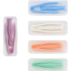 Allecto Plus - Contactlenzen pincetten zuignap - Meerkleurig Kunststof - Veilig en Eenvoudig - Thuisgebruik en Reizen - 10 stuks