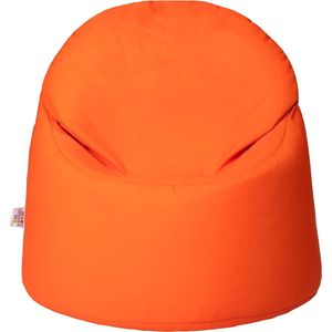 Bed Zitzak voor kinderen, indoor beanbag, outdoor, zitkussen, gamingzitzak, waterdicht kindermeubel, comfortabel vloerkussen, ergonomisch design, zitzak met vulling, oranje