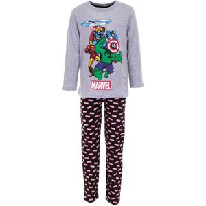 Kinderpyjama - Avengers - Grijs/Zwart - Maat 92