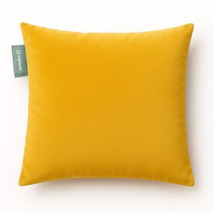 Myheate® Warmtekussen - Fluweel - Warmte Kussen Oplaadbaar - Elektrisch - Draadloos - Oplaadbaar - Infrarood - Incl. Powerbank - Voor Binnen en Buiten - Fluweel / Goud - 45x45cm