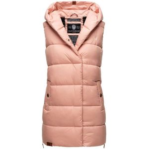 Gewatteerd & Winddicht Navahoo Madilynaa - Bodywarmer - Volwassen - Capuchon - Roze - XL