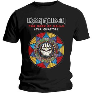 Iron Maiden - Book Of Souls Live Chapter Heren T-shirt - L - Zwart