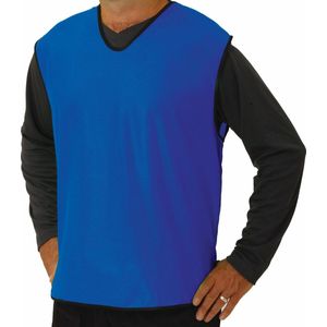 10 x Pirotti mesh trainingsovergooier / hesje - royal blauw - maat: extra large