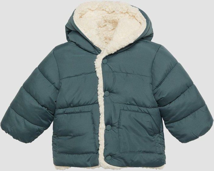 Buitenjas - Gewatteerde Outdoorjas - Voor Baby's 0-2 Jaar - Teddy-Pluche Voering
