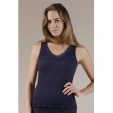 Nina von C - Hemd - Navy - Merino Wollen Dames Ondergoed - Warm Onderhemd