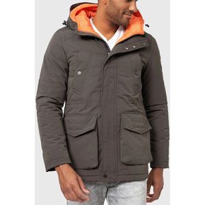 Mo waterdichte merk Hoodie dikke jas voor Heren Raven grijs maat XXL outlet sale