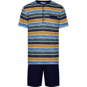 Pastunette Shortama Adventure - Katoen - Blauw/Multi - Gestreept - Maat S