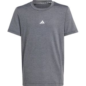 adidas Performance Training AEROREADY Heather T-Shirt Kids - Kinderen - Zwart- 116