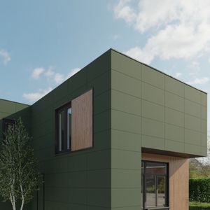 Gevelbekleding HPL Groen 6 mm - 110x80cm