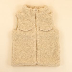 Moonrise dames wollen bodywarmer Mila Lichtbruin XL