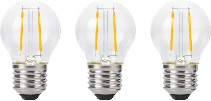 SPL - E27 LED Lamp - Dimbaar - Extra Warm Wit - LED Filament G45 - Vervangt 15W - 3 Stuks