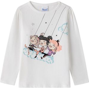 Newness - longsleeve / shirt - meisjes - girls - wit - maat 92