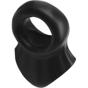 Teardrop Flexibele Cockring – Dikke Penisring met Perineum Stimulator – Erectie Bevorderend – Zijdezachte Penis Ring – One Size