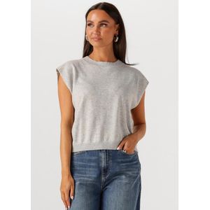 Circle Of Trust Brooke Knit Tops & T-shirts Dames - Shirt - Lichtgrijs - Maat S
