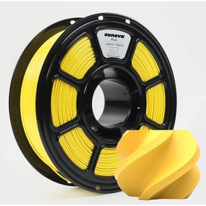 Sunova PLA Filament 3D drukmateriaal 3D Print Pla Filament 1.2KG Milieuvriendelijk Goede taaiheid Mix Kleur Generiek Pla-Geel