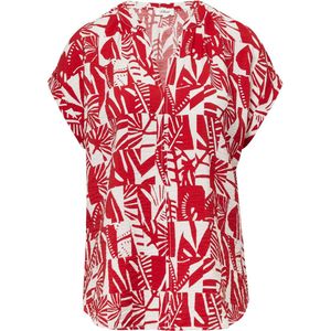 s.Oliver - Blouseshirt - Knalrood/Wit