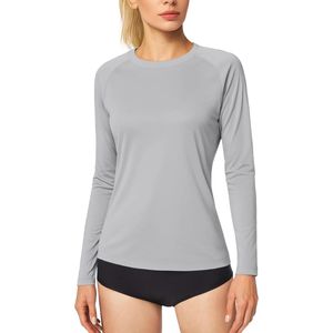 Dames Lange Mouw Shirt met UV Bescherming en Sneldrogende Functie voor Outdoor Activiteiten