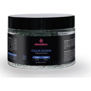 Elevaterz Stress Gummies - CBD en CBN Gummies - Rustgevend