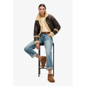 Superdry Suede Sherpa Mini Sneeuwlaarzen Bruin EU 36-37 Vrouw