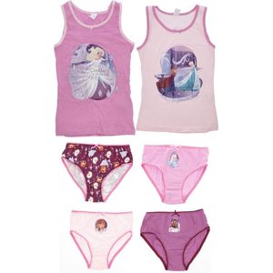 Frozen Ondergoedset - Maat 134/140 - Roze - Paars - Meisjes