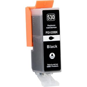 Pgi-530 Zwart - Huismerk inktcartridge compatible met Canon Pixma TS8750 / Canon Pixma TS8751