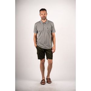 Pre End Poloshirt - polo regular fit - print - green - Maat XXL