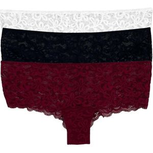 Viuma Slip - Braziliaans Kanten Slip – Bloemen Design – Sexy Brief Ondergoed – Comfortabel V262223