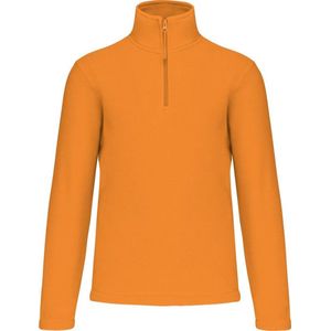 Fleecevest 'Enzo' met ritskraag merk Kariban maat 3XL Oranje