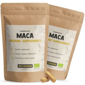 Cupplement Maca 500 mg Biologisch Combideal 2x 100 Capsules - Energie