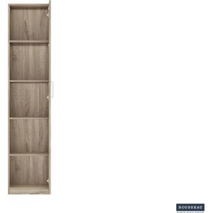 Opbergkast 'Mike' 40 cm 1 deur Sonoma - WR01, Spaanderplaat en decor