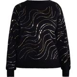 usha - Gebreide Trui - Zwart - BLACK LABEL