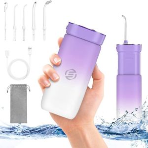 Equivera Waterflosser - Monddouche - Elektrisch Flosapperaat - Water Flosser - Waterflosser Draadloos - Water Flosser Draadloos - Draadloos en Oplaadbaar - Must have voor uw hygiëne!