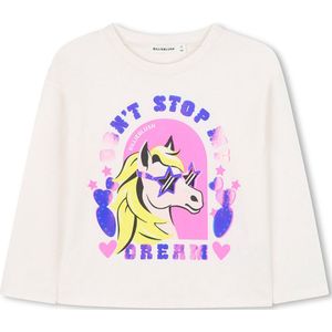 Billieblush - U21423 - T-shirt - Wit - Lange Mouwen