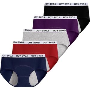 Allecto Premium - Lekvrij menstruatieondergoed tienermeisjes multipack XL - beschermend en stijlvol.