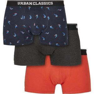 Urban Classics - Bird 3-Pack Boxershorts set - S - Multicolours