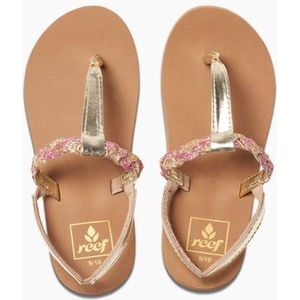 Reef Slippers Kinderen Little Twisted T Tan - Pink - 20