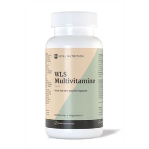 Vital Nutrition WLS Multivitamine - Na gastric bypass (maagverkleining) - Foliumzuur van Quatrefolic® - Actieve B12 - Goed opneembaar - 100% plantaardig - 60 capsules