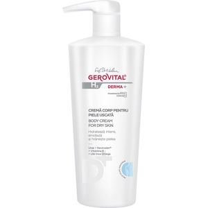 Lichaamscrème voor de droge huid - Hydrateert, verzacht en voedt de huid intensief - atopische huid - verschillende dermatitis - dermatologisch getest - dermatocosmetisch product -Gerovital Derma+ 500 ml