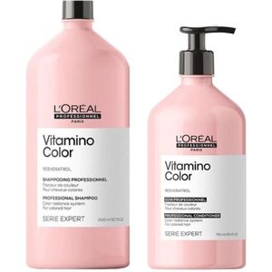 L'Oréal Professionnel SE Vitamino Color Shampoo & Conditioner - 1500ml+750ml