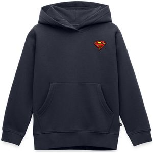 Superman klein logo S-Shield Borduurwerk Premium Hoodie Kinderen