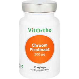VitOrtho - Chroom Picolinaat - Vegicaps - 200µg - 60 Stuks