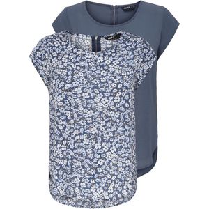 ONLY - ONLVIC LIFE MIX TOP 2PK PTM - Meisjes - Blouses