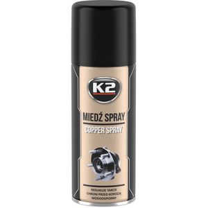 K2 Koperspray 400ml - Hittebestendig Smeermiddel voor Schroefdraad & Remmen