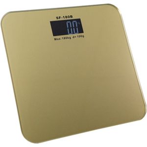 (28x28cm) Goud Personenweegschaal 180 Kg
