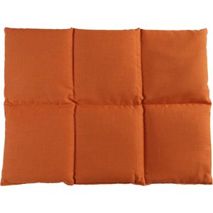 Groot Korrelkussen 40x30 - 6-kamer Oranje Warmtekussen voor Magnetron en Koudkussen voor Koelkast